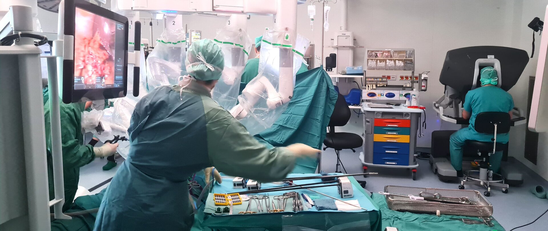 Operationssaal während einer OP