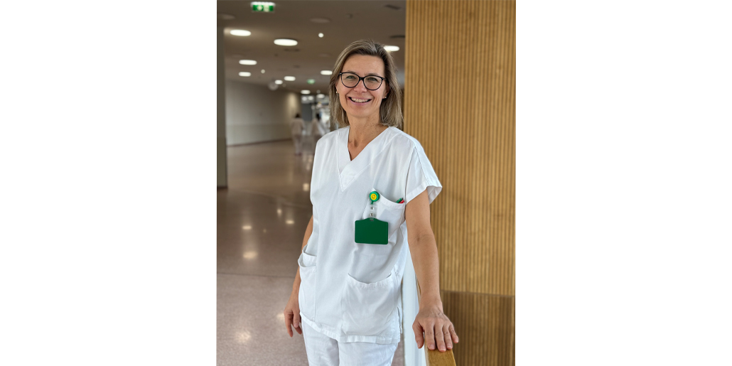 Foto: Gesundheit Burngeland DKPS Eva Marlovits in der Klinik Oberwart